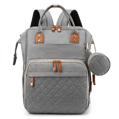 KIDDARA™ 3-in-1 Baby Travel Bed Bag – Portable Diaper Backpack with Foldable Crib & Changing Station