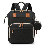 KIDDARA™ 3-in-1 Baby Travel Bed Bag – Portable Diaper Backpack with Foldable Crib & Changing Station