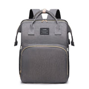 KIDDARA™ 3-in-1 Diaper Bag Backpack – Portable Baby Crib with Insulated Pockets & Changing Station